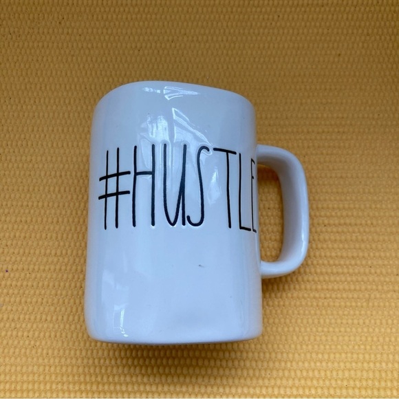 RAE DUNN BY MAGENTA " #HUSTLE” CERAMIC COFFEE MUG 14oz - Picture 3 of 7